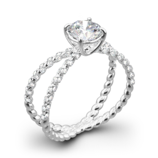 Danhov ZE185H Eleganza Diamond Engagement Ring