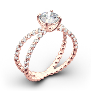 Danhov ZE185H Eleganza Diamond Engagement Ring