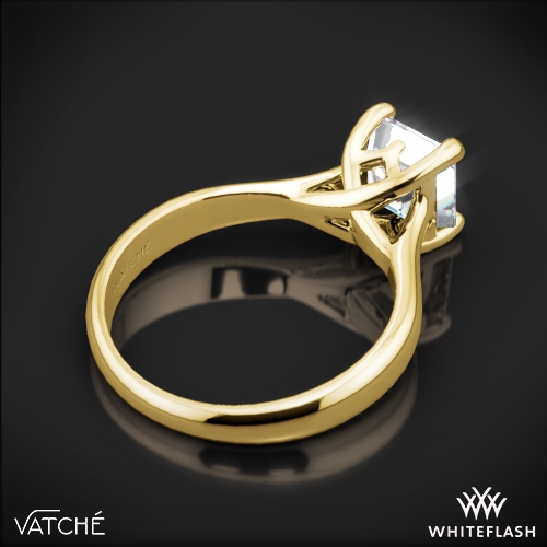 Royal Crown Solitaire Engagement Ring For Princess Cut Diamonds By Vatche 4635 1473