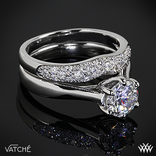 Vatche Royal Crown Diamond Wedding Set | 3805