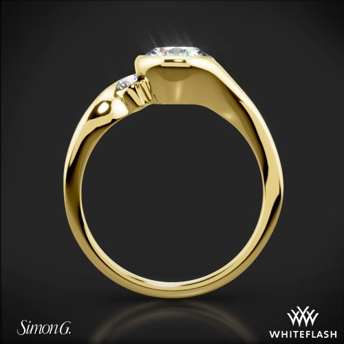Simon G. MR2549 Fabled Bezel Solitaire Engagement Ring