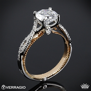 Verragio ENG-0421R-2T Twisted Two-Tone Diamond Engagement Ring