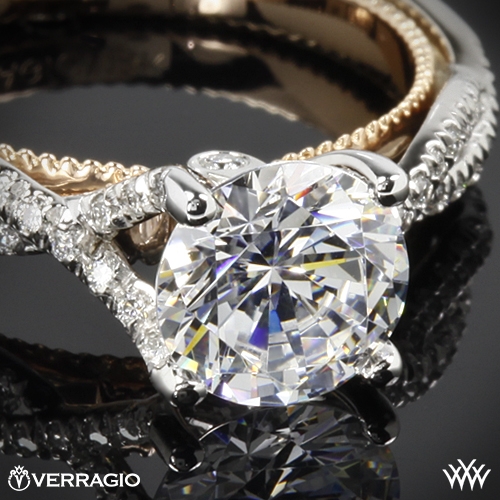 Verragio ENG-041R-2T Twisted Two-Tone Diamond Engagement Ring | 3165