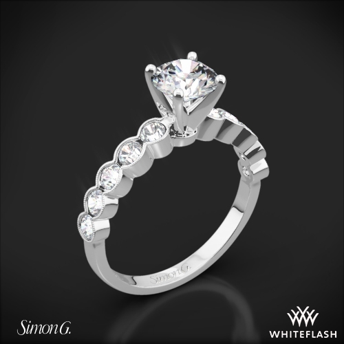 Simon G. MR2566 Caviar Diamond Engagement Ring