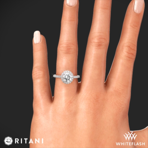 Ritani oval store engagement rings