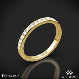 Benchmark Large Pave Diamond Wedding Ring