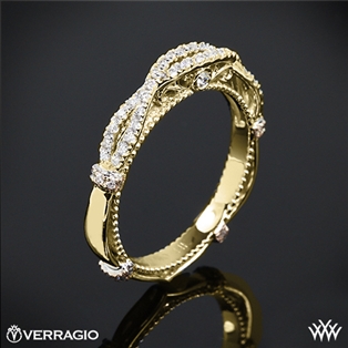 Verragio Parisian DL-106W Helix Diamond Wedding Ring