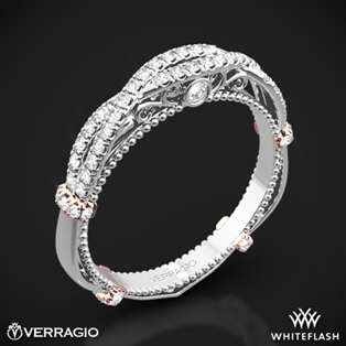 Verragio Parisian DL-106W Helix Diamond Wedding Ring