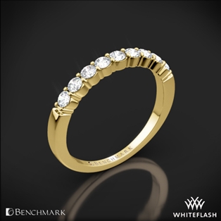 Benchmark Shared-Prong Diamond Wedding Ring