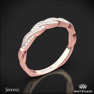 Simon G. MR1498-D Delicate Diamond Wedding Ring