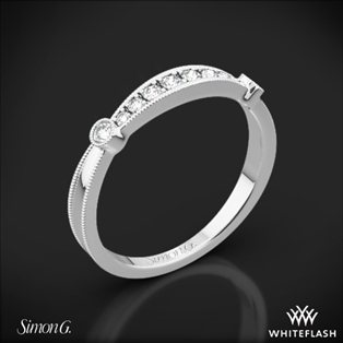 Simon G. MR1546-D Delicate Diamond Wedding Ring