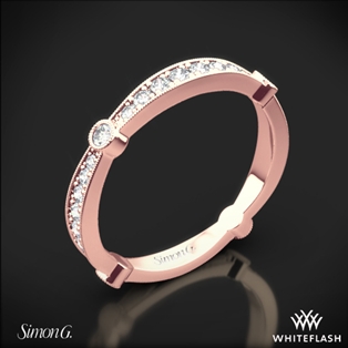 Simon G. MR1546 Delicate Diamond Wedding Ring