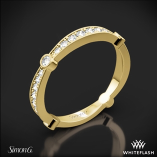 Simon G. MR1546 Delicate Diamond Wedding Ring