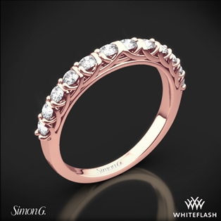 Simon G. MR2492 Caviar Diamond Wedding Ring