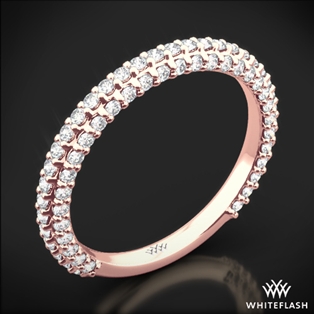 Elena Rounded Pave Diamond Wedding Ring