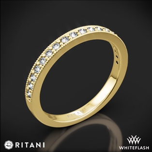 Ritani 21697 Milgrain Diamond Wedding Ring