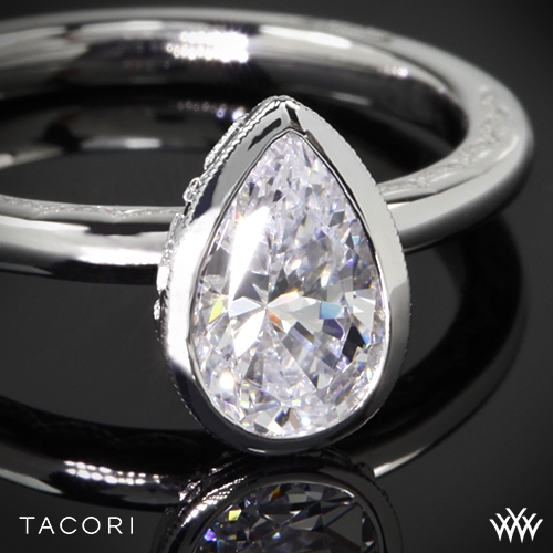 Tacori pear shaped engagement on sale rings