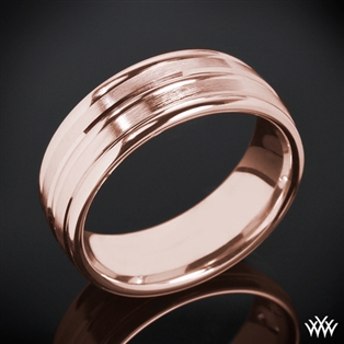 Benchmark Chorded Satin Wedding Ring