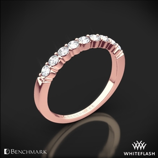 Benchmark Shared-Prong Diamond Wedding Ring