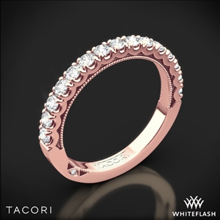 Tacori 33-25 Clean Crescent French Cut Diamond Wedding Ring