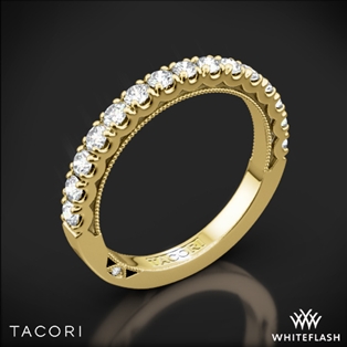 Tacori 33-25 Clean Crescent French Cut Diamond Wedding Ring