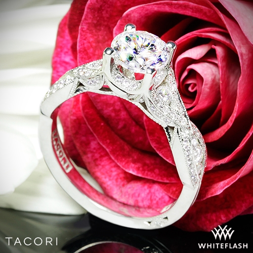 Tacori ribbon on sale wedding band