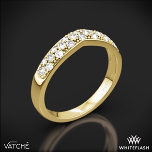 Vatche 213 Contoured Pave Diamond Wedding Ring