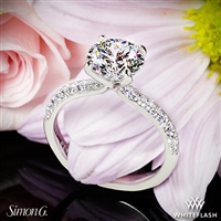 Simon G. TR431 Caviar Diamond Engagement Ring | 3395