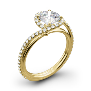 Danhov AE165 Abbraccio Diamond Engagement Ring