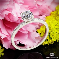 The Legato Micro Pave Diamond Engagement Ring | 911