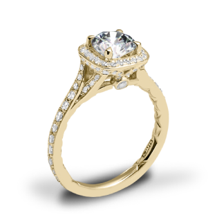 A. Jaffe ME2256Q Halo Diamond Engagement Ring