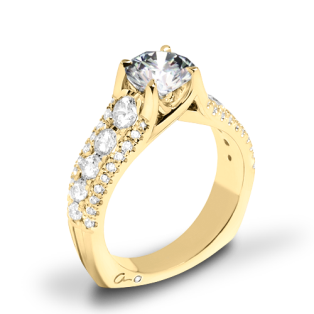 A. Jaffe MES898 Diamond Engagement Ring