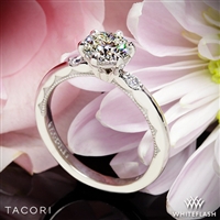 Tacori 56 2 RD Sculpted Crescent Classic 3 Stone ... | 2735