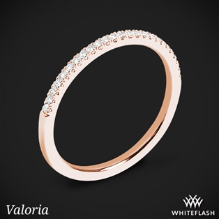 Valoria Micropave Matching Diamond Wedding Ring