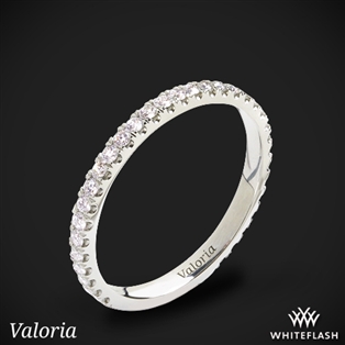 Valoria Cathedral French-Set Diamond Wedding Ring