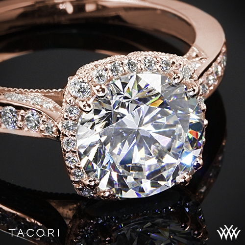 Tacori 2620RDP Dantela Crown Diamond Engagement Ring | 2534