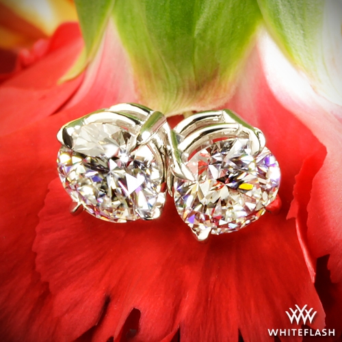 whiteflash diamond earrings