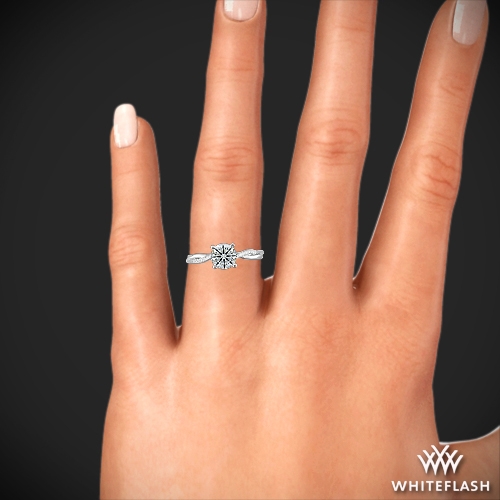 Diamond and Gold Daisy Engagement Ring - CM Weldon