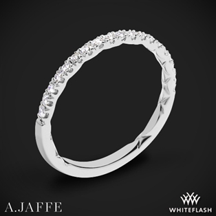 A. Jaffe MRCRD2765Q/23 Pave Diamond Wedding Band