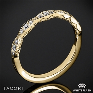 Tacori 46-2 Sculpted Crescent Diamond Wedding Ring