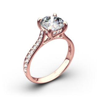 Vatche 1502 Saran Diamond Engagement Ring