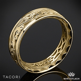 Tacori 104 Sculpted Crescent Eternity Wedding Ring