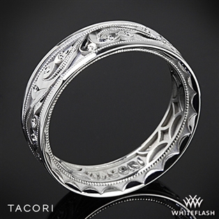 Tacori 104 Sculpted Crescent Eternity Wedding Ring