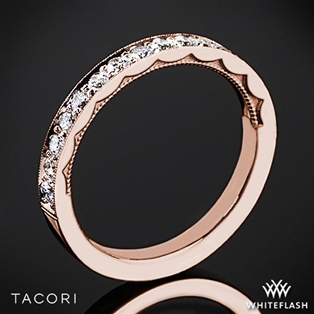 Tacori 41-25 Sculpted Crescent Diamond Wedding Ring