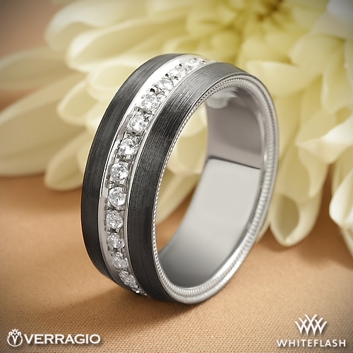 Audi Ring, Silver Audi Ring, Silver Tungsten Ring, Silver Wedding Ring,  Tungsten Wedding Band, Silver Tungsten Wedding Ring