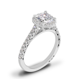 Tacori HT2547PR Petite Crescent Celestial Diamond Engagement Ring for Princess