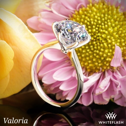 Valoria Petite Six Prong Solitaire Engagement Ring