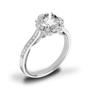 Verragio INS 7094R Halo Diamond Engagement Ring