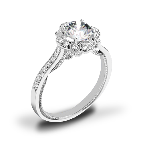 Verragio INS 7094R Halo Diamond Engagement Ring