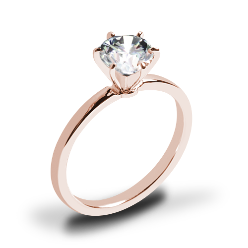 Timeless 6 Prong Solitaire Engagement Ring